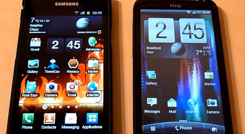 Samsung Galaxy S2 vs HTC Sensation